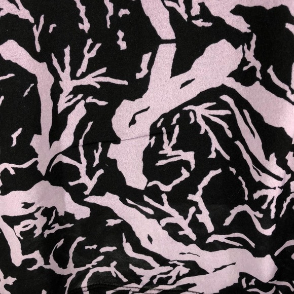 The Limited Rouched Purple & Black Ruffled Top - Picture 5 of 10